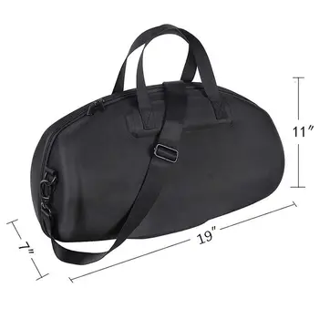 Za JBL Boombox Prenosni Bluetooth Nepremočljiva Zvočnik Primeru Težko Nosite s torbico Vrečko Zaščitna Škatla (Black)