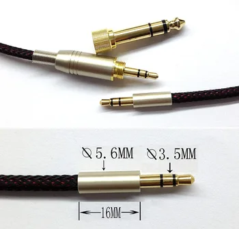 Zamenjava nadgradnja Avdio Kabel Kabel za Denon AH-MM400 AH-MM300 AH-MM200 slušalke 1,2 m/3.6 FT