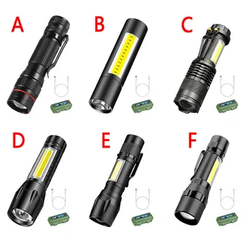 ZHIYU Prenosni USB Polnilna Svetilka 3 Razsvetljavo Način COB+XPE LED Mini Svetilka Nepremočljiva Uporablja za Kampiranje,Kolesarjenje,Delo