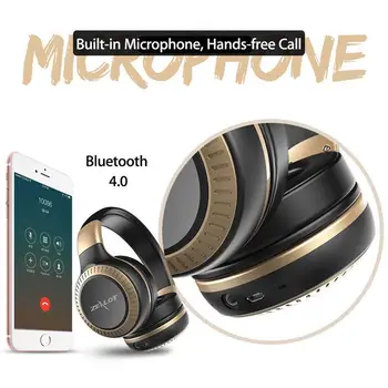 Zložljivi Brezžične Slušalke Športne Slušalke Bluetooth w Mic šumov Prostoročno Klicanje za Samsung iPhone
