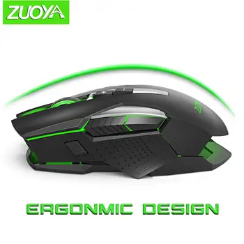 ZUOYA Gaming Miška Nastavljiv DPI Igra z Miško LED Optični Miši Mause iz Ozadja Žični, USB, Za PC, Laptop Profesionalni Igralec