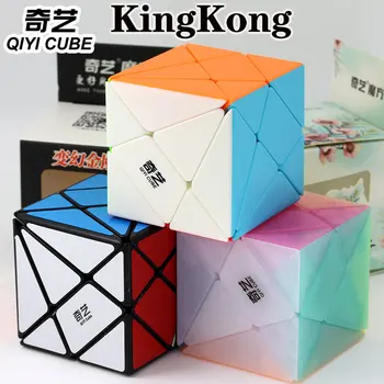 Čarobna kocka uganka QiYi 3x3x3 Osi kocke KingKong JinGang strokovno super hitrost kocka izobraževalne twist modrost igrače igre darilo ž