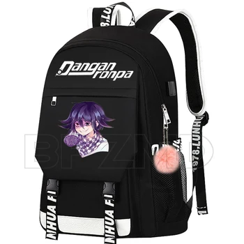 šola fant dekle anime Danganronpa Junko nahrbtnik USB polnjenje velikih zmogljivosti moški ženske potovanja nepremočljiva zaščite proti kraji Platno vrečke