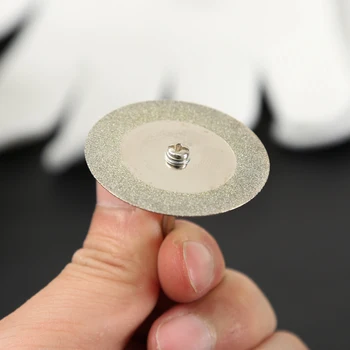 10pcs Diamant Rezalna plošča Cut Off Plošč Prevlečenih Rotacijski Orodja 40 mm za Dremel