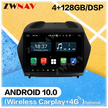 128G Carplay Android 10.0 DVD Predvajalnik Hyundai IX35 Tucson 2011 2012 2013 GPS Navi Auto Radio Audio Stereo Vodja enote