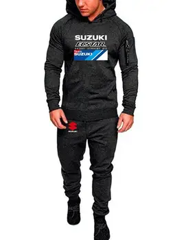 2019 blagovno Znamko Moške Prikrivanje Športni Set Suzuki ekipa ecstar hoodie Moških SUZUKI GSX R moške jopice SUZUKI GSX R priložnostne hoodie