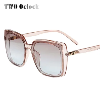 2020 Kvadratnih sončna Očala Ženske Oversize Gradient Leče Luksuzne blagovne Znamke Ženska sončna Očala UV400 lentes de sol mujer W9112