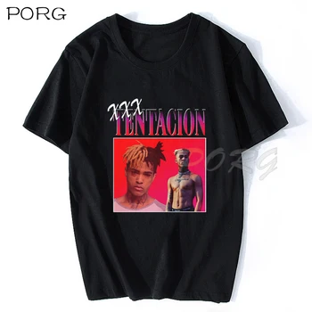 2020 Najnovejši Modni Človek Tshirt Hip Hop Xxxtentacion Poletje Moda Priložnostne Črna majica s kratkimi rokavi Moški Harajuku Natisni T-shirt Hip Pop Vrhovi