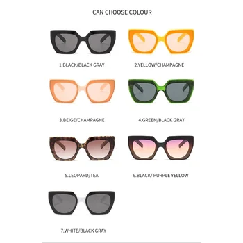 2020 Nov Modni Pisane Cateye sončna Očala Ženske Letnik Plastična Očala za Ženske Retro Nakupovanje Oculos De Sol Feminino UV400