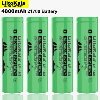 2020 NOVO LiitoKala Lii-48S 3,7 V 4800mAh li-lon Akumulatorska Baterija Za 9,6 moč 2C Stopnja Praznjenja ternary litijeve baterije