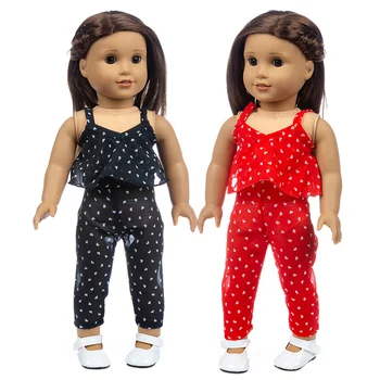 2020 Novo naramnice, Primerni za American Dekle Lutka Obleko 18-palčna Lutka Božič Dekle Darilo(Samo prodajajo oblačila)