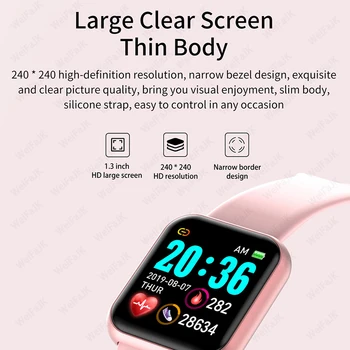 2021 Smartwatch Moški Ženske Bluetooth Smart Ure Krvnega Tlaka, Srčnega utripa Za iPhone, Android Športna Fitnes Zapestnica