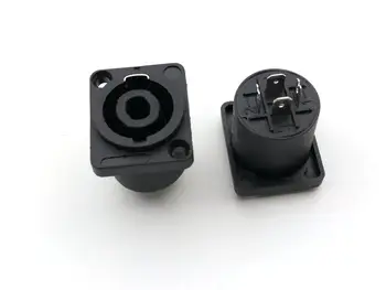 20pcs 4 Pin Speakon Ženski Priključek Združljiv Avdio Kabel Plošča Socket adapter