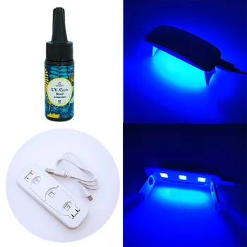 25 g UV Epoksi Smolo Z 3W UV-LED Lučka za Lase Kit Smolo Plesni Težko Za Ročno DIY Nakit, Izdelava Orodij