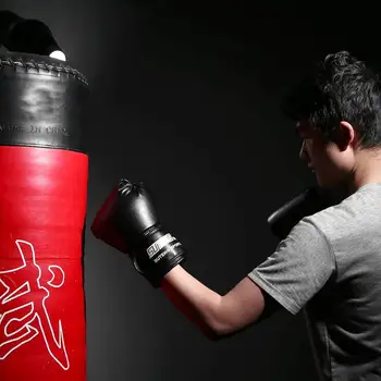2pcs/set Športnih Odrasli Moški/Ženska Usposabljanje Boks Boj Goba Rokavice Muay Thai Sparring Izsekavanje Kickboxing PU Zaščito Rokavice