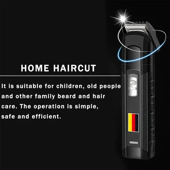 4-v-1 za Polnjenje Električnih Brado Brivnik Lase Clipper Nos Hair Trimmer Akumulatorski Masaža Britvice Moški Nepremočljiva Prenosni
