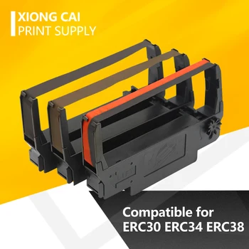 5 Kos Združljiv Črnilo Tiskanje Trak za Epson ERC30 ERC34 ERC38 12,7 mm*4m Črna Vijolična/Črna / Rdeča