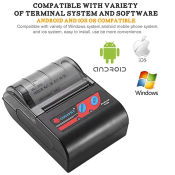 58mm mobilnih Android Bluetooth Termični Tiskalnik Mini Bluetooth Toplotne Prejemu Tiskalnik
