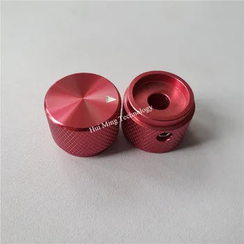 5pcs aluminija gumb Knurled potenciometer gumb 20*15.5*6 mm potenciometer skp Glasnosti gumb za vklop skp za HI-FI ojačevalec