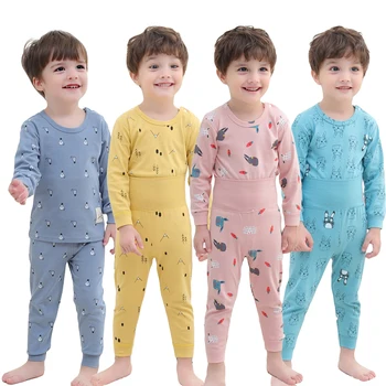 Baby Fantje Oblačila, Pižame, Na Novo Določiti Jeseni Otroci Oblačila Obleko Sleepwear Risanka Pižame Otroci Dekleta More Pijamas Infantil