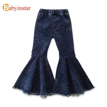 Babyinstar 2020 Nova Dekleta Jeans Hlače Spomladi Otroci Traper Jeans Oblačila Otroci Hlače Jeans Hlač Za Dekleta Obleke