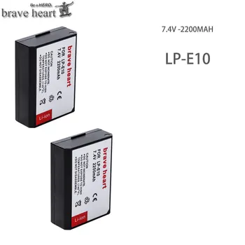 Bateria LP-E10 LPE10 LP-E10 Baterija + dvojni polnilnik za Canon 1100D 1200D 1300D Rebel T3 T5 POLJUB X50 X70 dodatno opremo fotoaparata