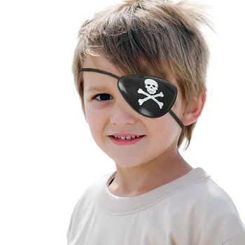 Behogar 12PCS Brade 6PCS Headscarf 6PCS Eyepatch Kapitan Pirat Noša Dodatki Potrebščine za Halloween Party Maškarada