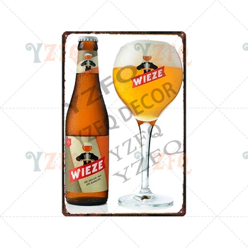 Belgijsko Pivo Plaketo Tin Prijavite Kovinske Plošče Za Stenske Home Art Retro Bar Cafe, Trgovina Letnik Restavracija Dekoracijo 30X20CM DU-9766A