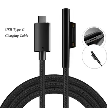 Besegad 1,5 m 15V USB Tip-C Napajalni Adapter Kabel Kabel Doma Polnilnik za Microsoft Surface Pro 6 5 4 3 Tablete