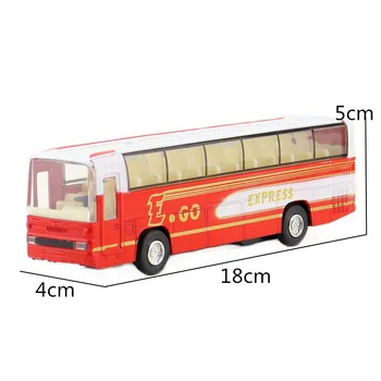 Brezplačna Dostava/Diecast Toy Model/Potegnite Nazaj/HK City Express Bus/Sound & Light Cute Car/Izobraževalne Zbirka/Darilo Za Otroke