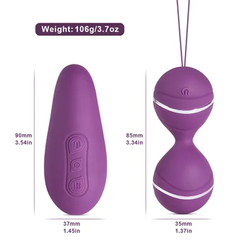 Brezžični Nadzor Keglove Žogo Vibrator za Ženske, Seks Igrače Privijte Uresničevanje Masaža Vagine Žogo Ben Wa Žogo Intimno Seks Izdelka