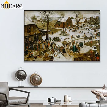Bruegel, Pieter il Giovane Krajinskega Slikarstva Umetnine Plakatov in Fotografij Platno, Slikarstvo, Umetnost, Stenske Slike za Dnevna Soba Dekor