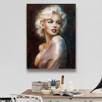 Celotno Diamond 5D DIY Diamond Slikarstvo Marilyn Monroe Vezenje Navzkrižno Šiv Nosorogovo Mozaik Slikarstvo Dekor Darilo