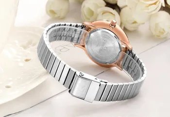CURREN Quartz uro Ženske Mreže iz Nerjavečega Jekla Watchband Priložnostne ročno uro Japonska Gibanje Bayan Kol Saati Reloj Mujer 2019