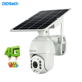 DIDSeth 4G solarnimi Moč IP Speed Dome Kamere P2P Mobilni Nadzor Sončna Brezplačno 4G Wifi IP PTZ Kamere Cloud Storage 4G Kamera