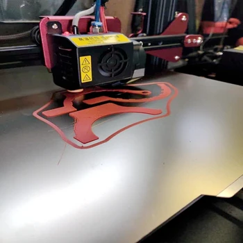 ENERGIČNA 3D Tiskalnik Pomlad Jekla PEI Stanja Toplote Posteljo Tiskanje Platforma za Prusa i3 Mk3 Mk3S 3D Tiskalnik 241*254mm