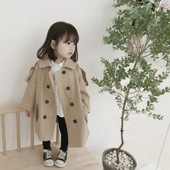 EuerDoDo Jakno Za Dekleta Windbreaker korejski Teen Oblačila Otroci Jarek Plašč Jeseni otroška Jakna Za Boy Pomlad