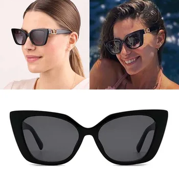 Feishini Star Pogodbeno Kakovosti Mačka oči, sončna Očala Ženske UV Zaščito Trendy Ženske Očala Moda Sonce Glassees blagovne Znamke Letnik