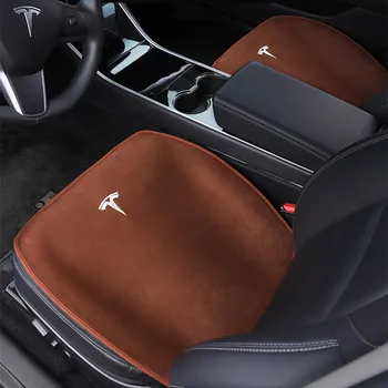 Flanela Oblazinjenega sedeža kritje Za Tesla Model 3 X S Celotno serijo, toplo, Snug blazine Avto spremenjen notranja oprema dekoracijo
