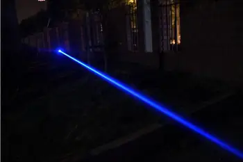 High power vojaško moč najmočnejših modri laser pogled kazalec 450nm 500000m lahko osredotoči opekline tekmo sveča, luč cigaret