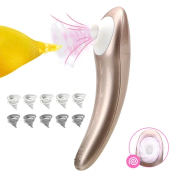 IKOKY Prsi Massager Jezikom Klitoris Sesanju Vibrator Sex Igrače za Ženske Klitoris Vagine Stimulator Nastavek Bedak Oralni Seks