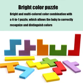Intelektualni Razvoj Usposabljanja Otroci Geometrijske Puzzle Ujemanje Igro Otrok predšolske Magination Izobraževalne Igrače Za Otroke