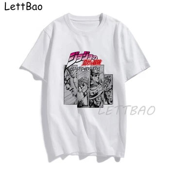 JoJo Bizarna Avantura T-shirt Kul Novost Vrh Tee T Shirt Smešno Ulične Mode Hip Hop Anime Človek/moški Ženske Natisnjen Tshirt