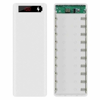L10 LCD-Zaslon DIY 10x18650 Baterije Primeru Power Shell Banke Polnilnik Box Dodatek R9JB