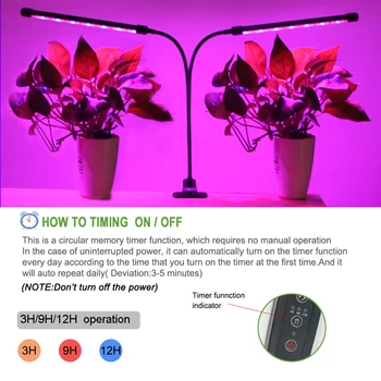 Led Grow Light Celoten Spekter Žarnice Za sobne Rastline 5V USB Zaprtih Sadika Phytolamps Za Orhideje Namizje Fitolampy S Samosprožilcem