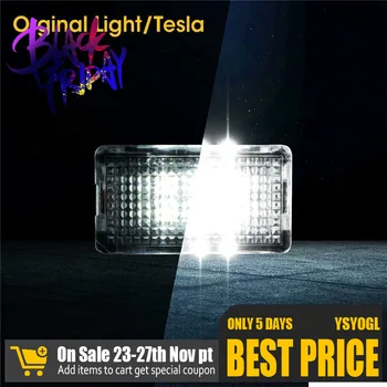 LED Luč Za Avto Tesla Model 3 Model Y Model S Model X Ultra Svetle Prtljažnik, Svetilke za Zamenjavo Avtomobilskih Vrat Lučka za Notranje zadeve Štirih Barvah