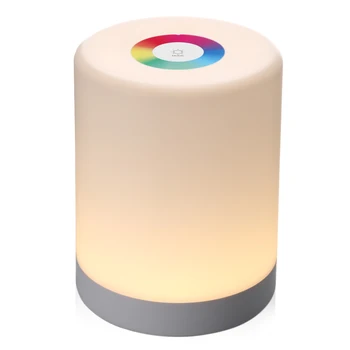 LED Touch Kontrole Noč Svetlobe Indukcijske Zatemnjevanja Žarnice Smart Postelji Svetilko Zatemniti RGB Sprememba Barve za Polnjenje Smart