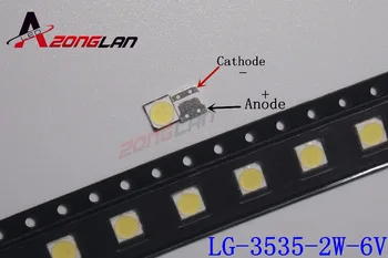 LG Innotek LED LED Osvetlitvijo 2W 6V 3535 Cool white LCD Osvetlitev ozadja za TV TV Aplikacijo LATWT391RZLZK 3000PCS
