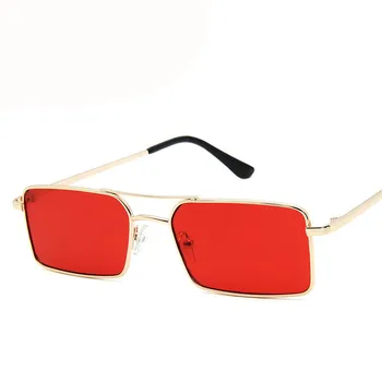 Luksuzni Oblikovalec Blagovne Znamke Sončna Očala Ženske 2021 Visoke Kakovosti Kvadratnih Sončna Očala Ženske Gotike Očala Letnik Oculos Feminino E345
