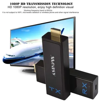 Measy W2H NANO 1080P 30 M brezžični HDMI, Nestisnjene prenos Avdio in video sinhronizacija brez odlašanja, Avdio video extheder